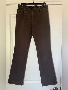 Burberry Chocolate Brown Flare Jeans